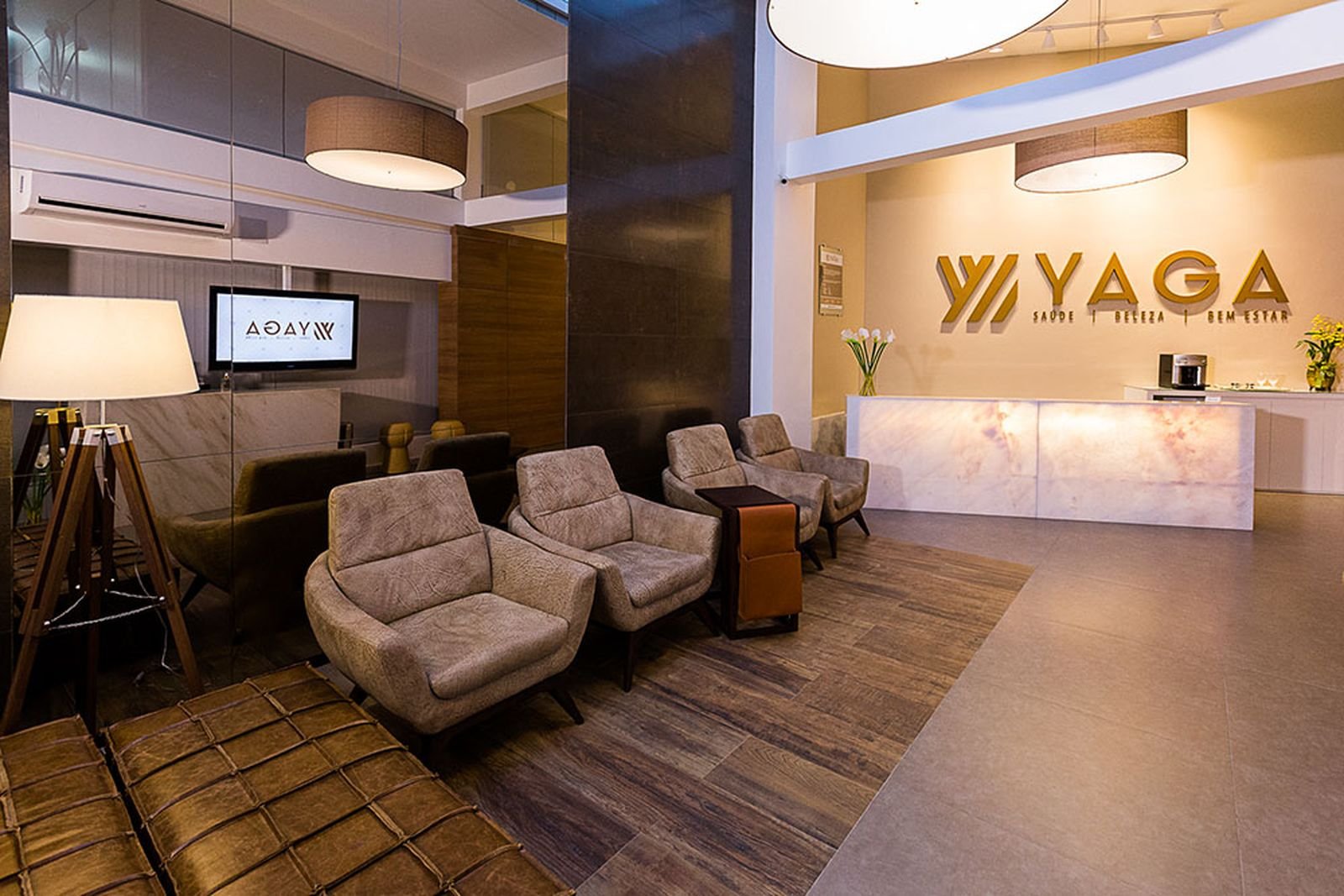 Recepção da Clínica Yaga